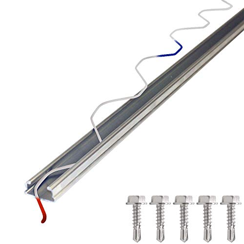 letsFix Wiggle Wire & U-Channel for Greenhouse - PVC Coated Spring...