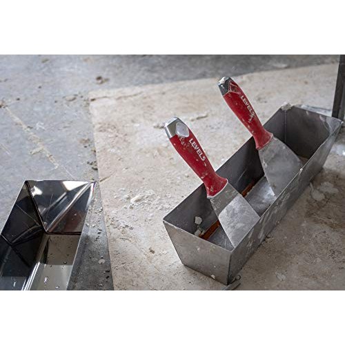14 Stainless Steel Mud Pan + Ergonomic Contoured Base - LEVEL5 | ...
