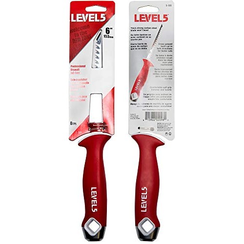 6 Precision Jab Saw w/Soft Grip Handle, LEVEL5 | Pro-Grade | 5-100