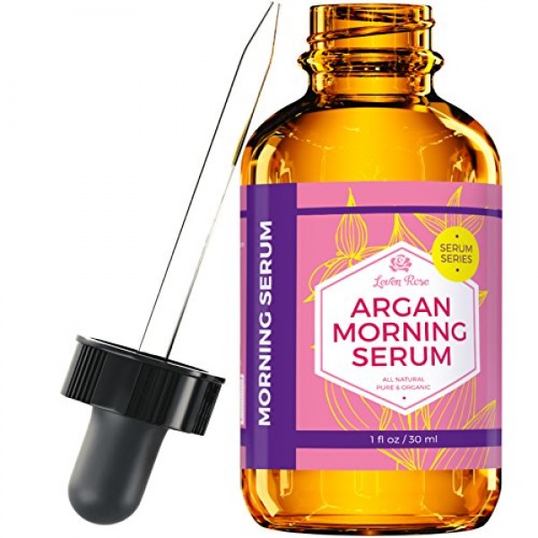 Argan Morning Serum by Leven Rose, 100% Pure Organic Natural Brigh...