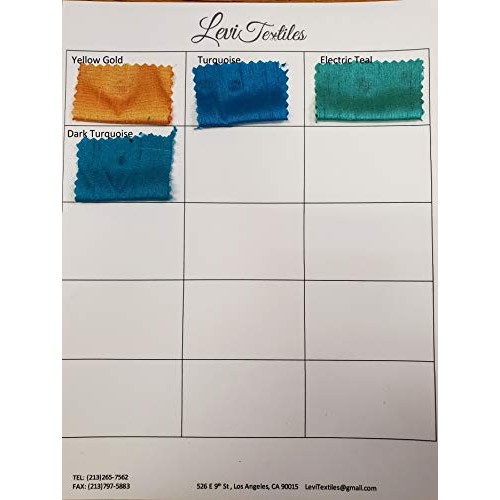 Levi Textiles, INC. Imitation Raw Silk Shantung Dupioni Fabric - 5...