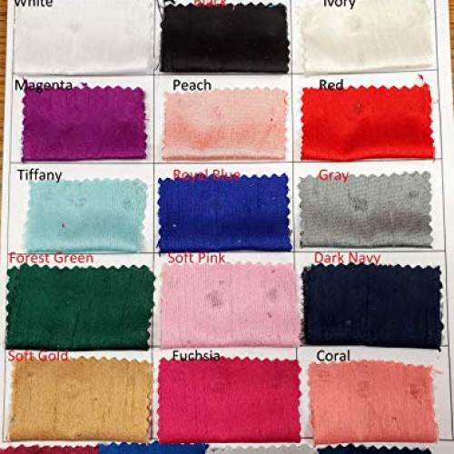 Levi Textiles, INC. Imitation Raw Silk Shantung Dupioni Fabric - 5...