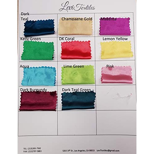 Levi Textiles INC. Stretch Imitation Silk Satin Charmeuse - 2 Way ...