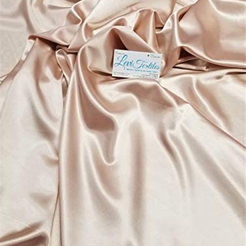 Levi Textiles INC. Stretch Imitation Silk Satin Charmeuse - 2 Way ...
