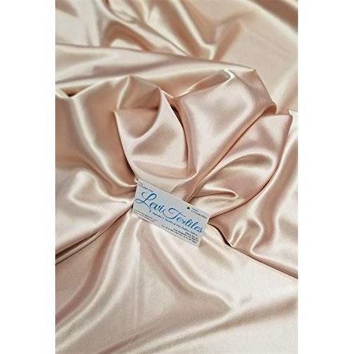 Levi Textiles INC. Stretch Imitation Silk Satin Charmeuse - 2 Way ...
