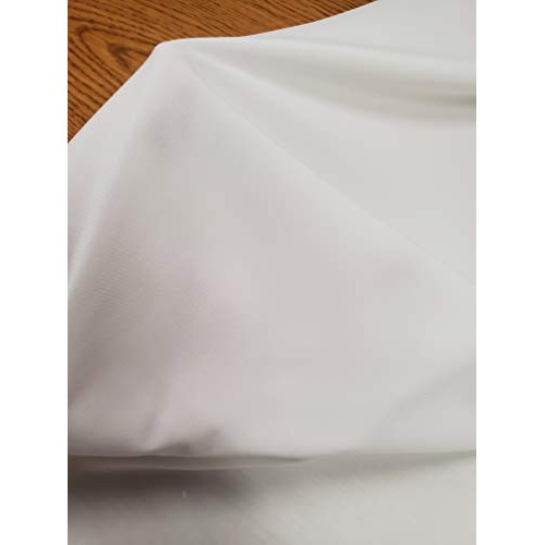 Stretch Chiffon Fabric White