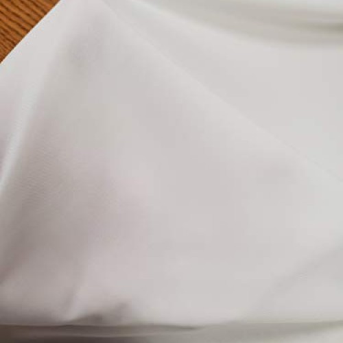 Stretch Chiffon Fabric White