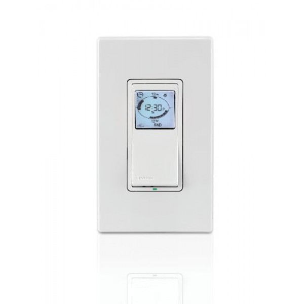 Leviton VPT24-1PZ Vizia 24-Hour Programmable Indoor Timer with Ast...