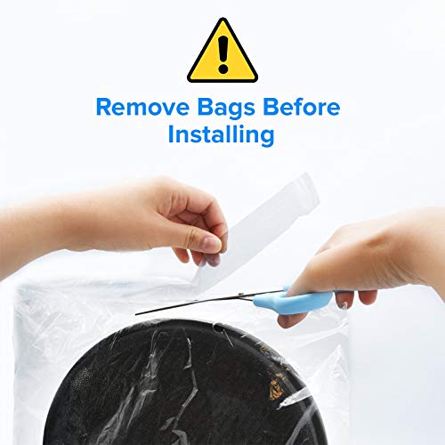 LEVOIT LV-H132 Air Purifier Replacement 3-in-1 Nylon Pre, True HEP...