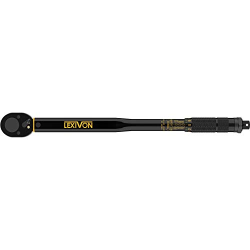 LEXIVON 1/2-Inch Drive Click Torque Wrench 10-150 Ft-Lb/13.6-203.5...