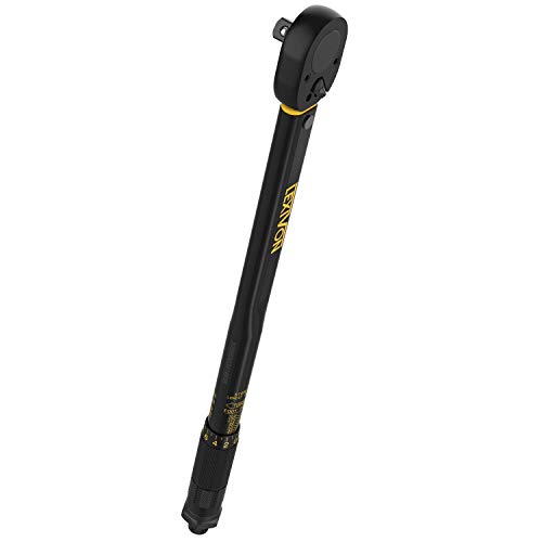 LEXIVON 1/2-Inch Drive Click Torque Wrench 10-150 Ft-Lb/13.6-203.5...