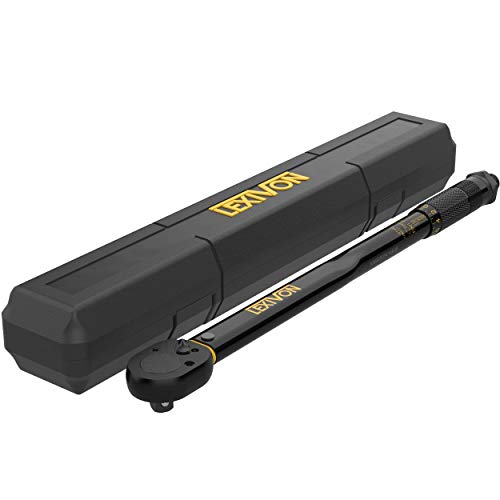 LEXIVON 1/2-Inch Drive Click Torque Wrench 10-150 Ft-Lb/13.6-203.5...