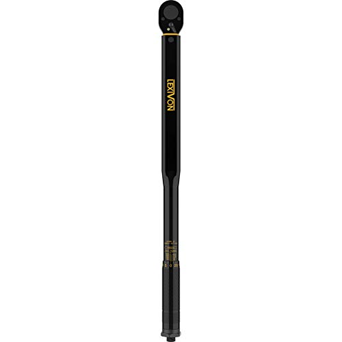 LEXIVON 1/2-Inch Drive Click Torque Wrench 25-250 Ft-Lb/33.9-338.9...