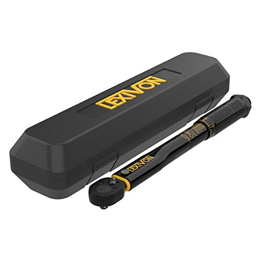 LEXIVON Inch Pound Torque Wrench 1/4-Inch Drive | 20~200 in-lb/2.2...