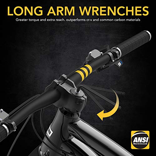 LEXIVON Master Wrench Key Set, 35-Piece Long Arm Ball End Hex Keys...