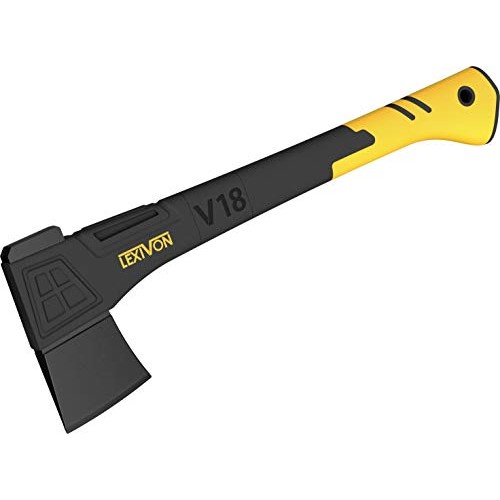 LEXIVON V18 Chopping Axe, 18-Inch Lightweight Fiber-glass Composit...