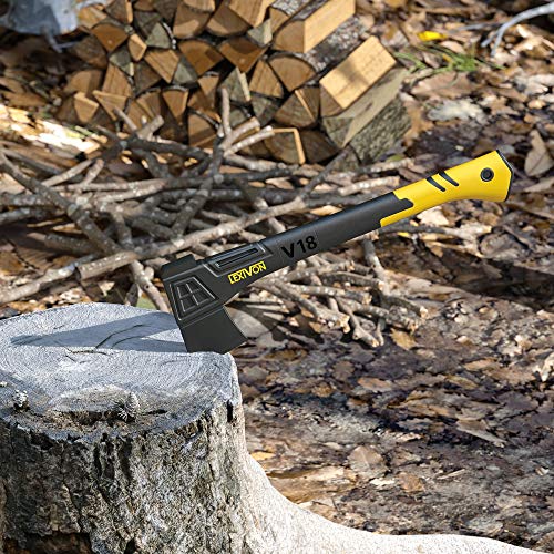 LEXIVON V18 Chopping Axe, 18-Inch Lightweight Fiber-glass Composit...