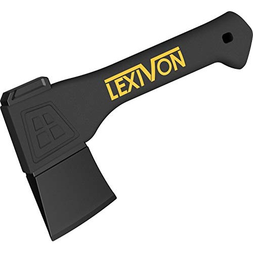 LEXIVON V9 Camping Hatchet, 9-Inch Axe | Ergonomic Grip, Lightweig...