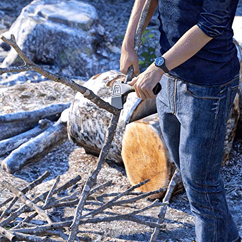 LEXIVON V9 Camping Hatchet, 9-Inch Axe | Ergonomic Grip, Lightweig...