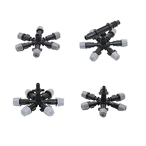 LFDZSW 2 Pcs Multi-Nozzle Garden Spray Water Fogger Water Fogger G...