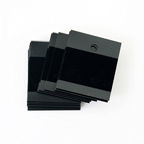 LGEGE 100 Pcs Black Earring Jewelry Display Hanging Cards Jewelry ...