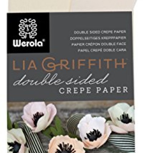 Lia Griffith Double Sided Crepe Paper Folds Roll, 6.7-Square Feet,...