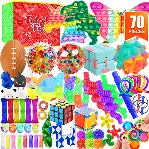 Fidget Toys Set, 70 Pack Sensory Toys Party Favors Kids Autism Aut...