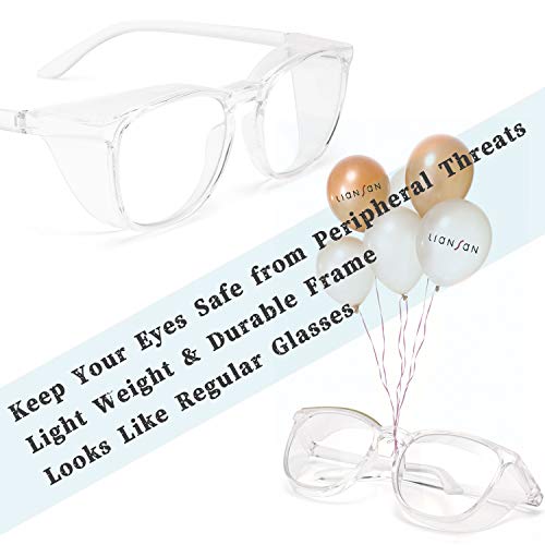 LianSan Oversize Anti-Fog Safety Goggles Anti-Dust Big Frame Anti-...