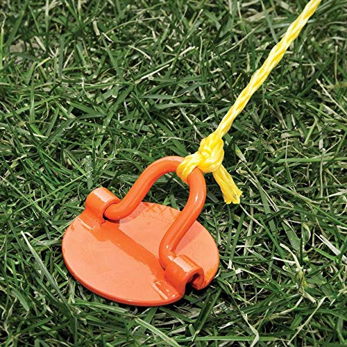 Liberty Outdoor ANCFR10-ORG-A Folding Ring Spiral Ground Anchor, O...