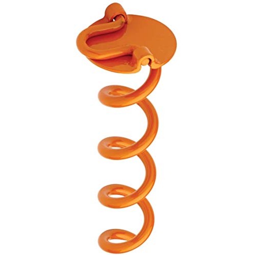 Liberty Outdoor ANCFR10-ORG-A Folding Ring Spiral Ground Anchor, O...