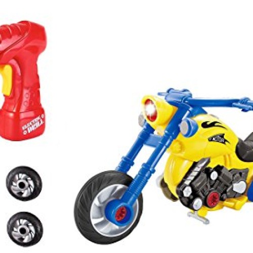 Build Your Own Take-A-Part Toy Motorcycle for Kids with 20 Take Ap...