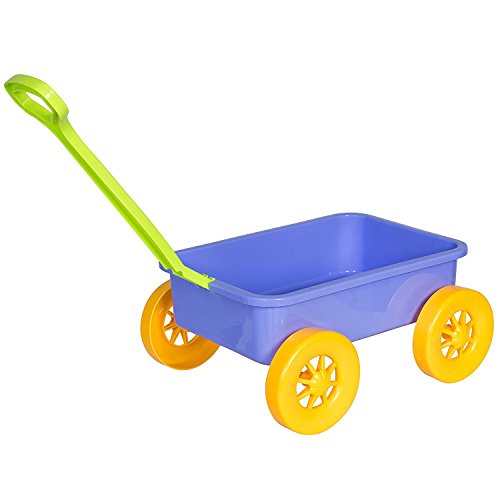 Garden Wagon & Tools Toy Set for Kids with 8 Gardening Tools, 4 Po...