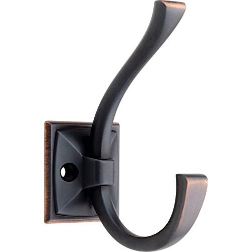 Liberty Hardware 137246 Ruavista Coat and Hat Hook, Single, Bronze...