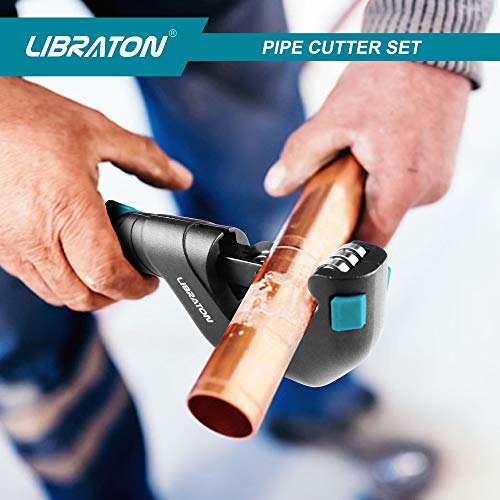 Libraton Pipe Cutter Tube Cutter 3/16 to 2 Outer Diameter Heavy ...