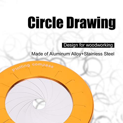 Circle Drawing Tool, Adjustable Flexible Rotary Round Drafting Geo...