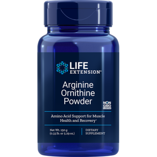 Life Extension Arginine Ornithine Powder, 150 grams