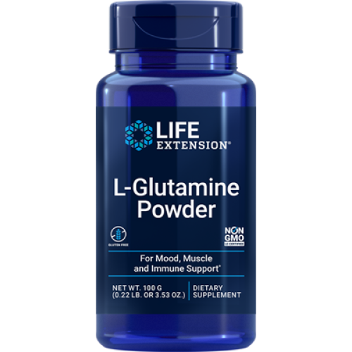 Life Extension L-Glutamine Powder, 100 grams