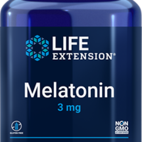 Life Extension Melatonin, 3 mg, 60 vegetarian capsules
