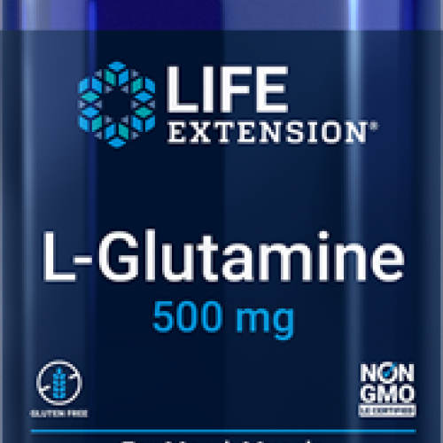 Life Extension L-Glutamine, 500 mg, 100 vegetarian capsules