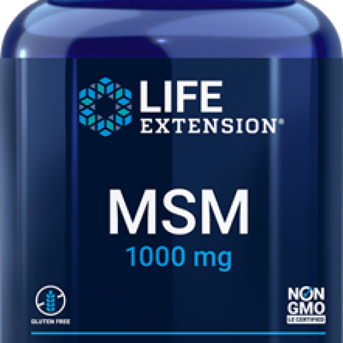 Life Extension MSM, 1000 mg, 100 capsules