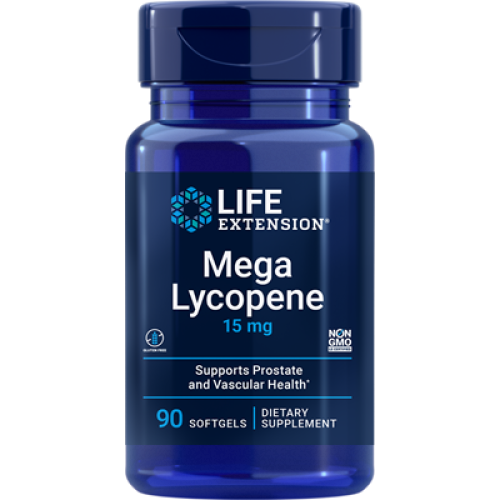 Life Extension Mega Lycopene, 15 mg, 90 softgels
