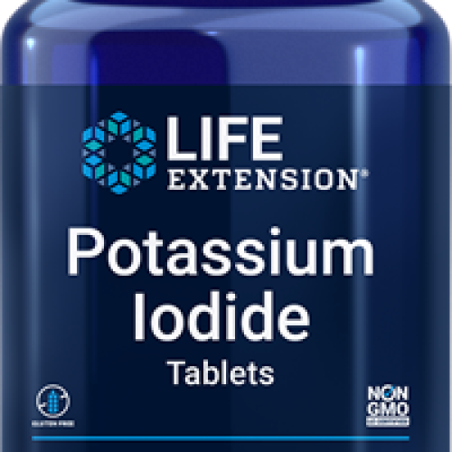 Life Extension Potassium Iodide Tablets , 130 mg, 14 vegetarian tablets