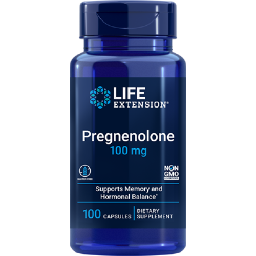 Life Extension Pregnenolone, 100 mg, 100 capsules
