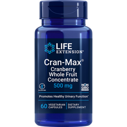 Life Extension Cran-Max , 500 mg, 60 vegetarian capsules