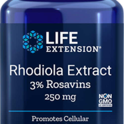 Life Extension Rhodiola Extract , 250 mg, 60 vegetarian capsules