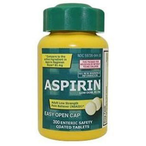 Life Extension Aspirin, 81 mg, 300 enteric-coated tablets