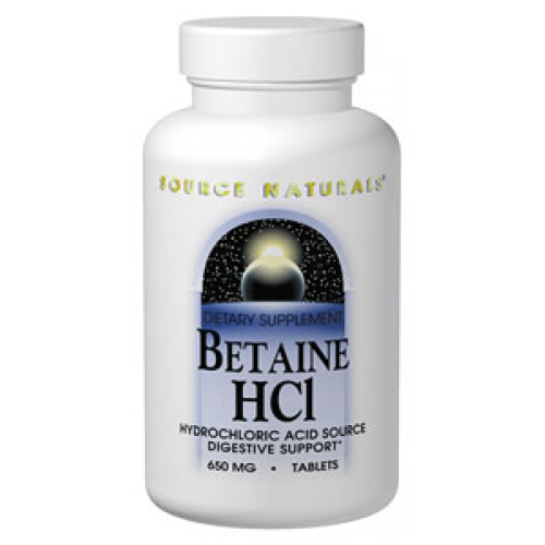 Life Extension Betaine HCl, 650 mg, 180 tablets