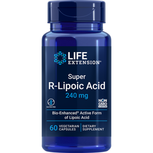 Life Extension Super R-Lipoic Acid, 240 mg, 60 vegetarian capsules