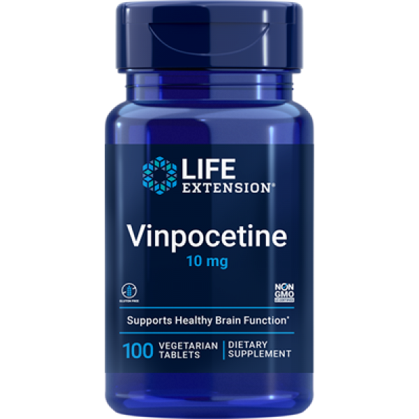 Life Extension Vinpocetine, 10 mg, 100 vegetarian tablets
