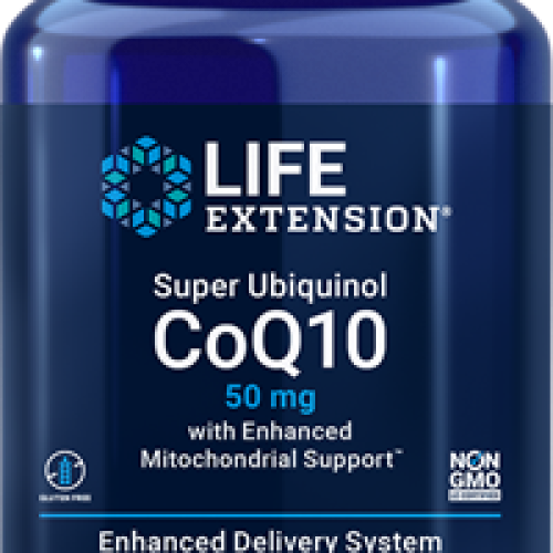 Life Extension Super Ubiquinol CoQ10 with Enhanced Mitochondrial Support, 50 mg, 100 softgels